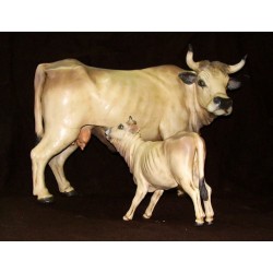 Mucca con vitello